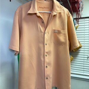 Tommy Bahama Men's Peach Button-Down Shirt